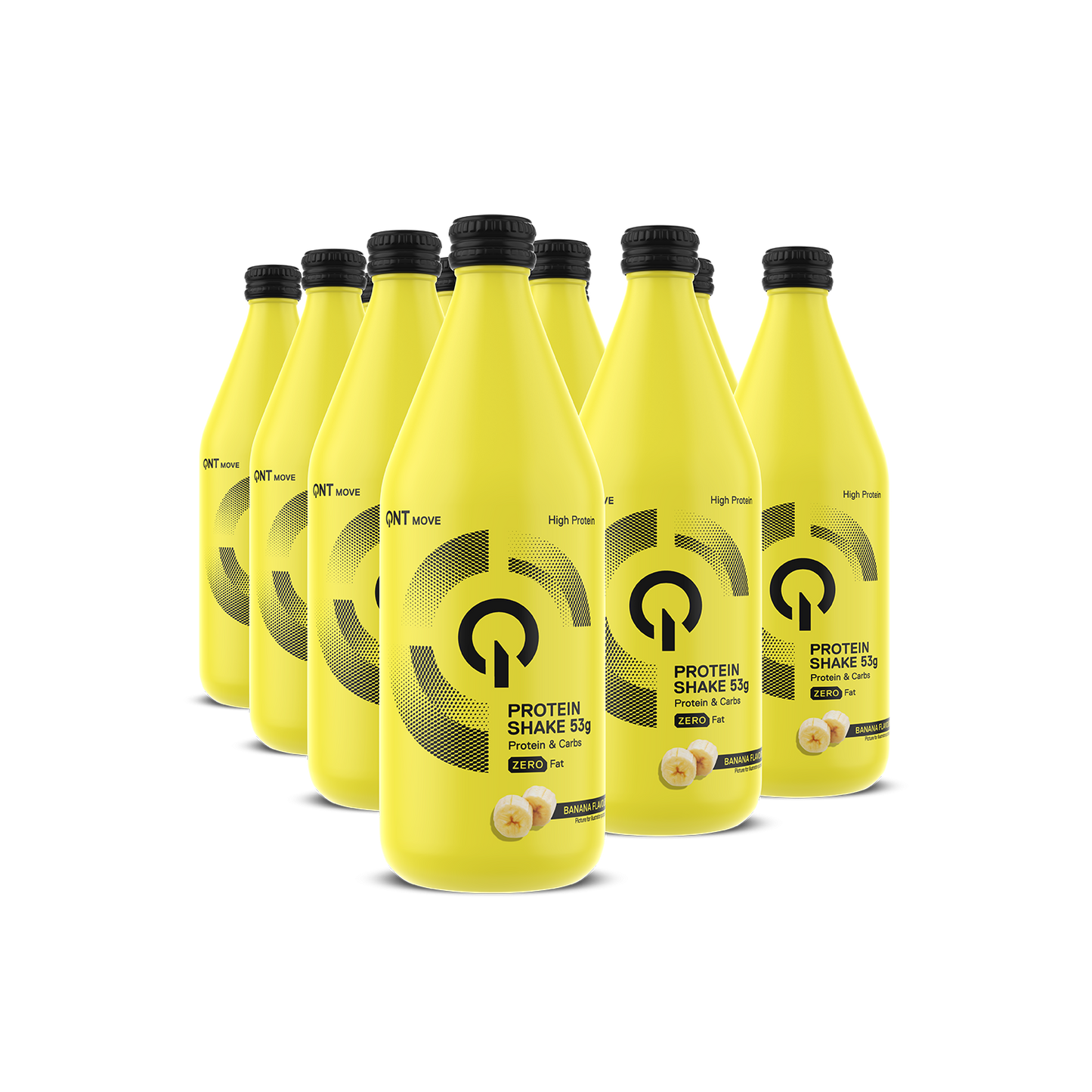 Protein Shake Glass Bottle | 500 ml