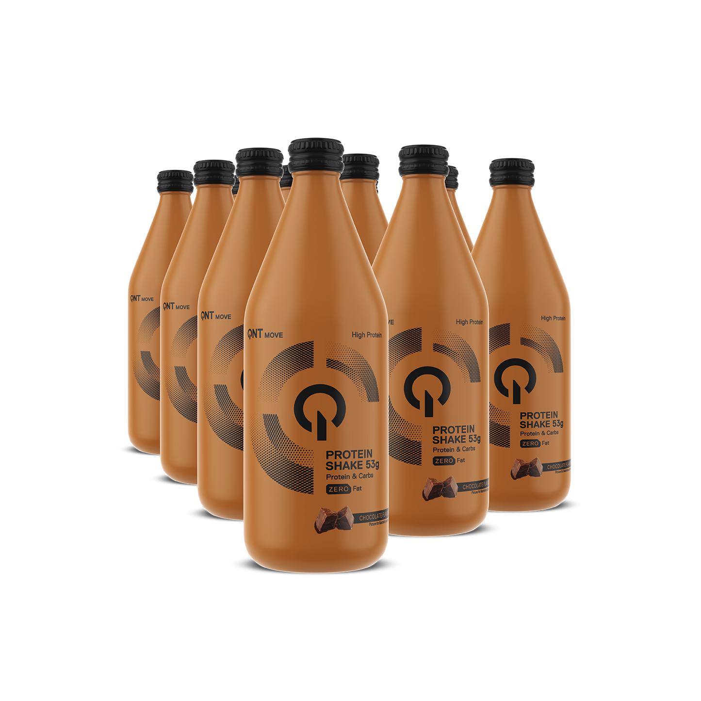 Protein Shake Glass Bottle | 500 ml